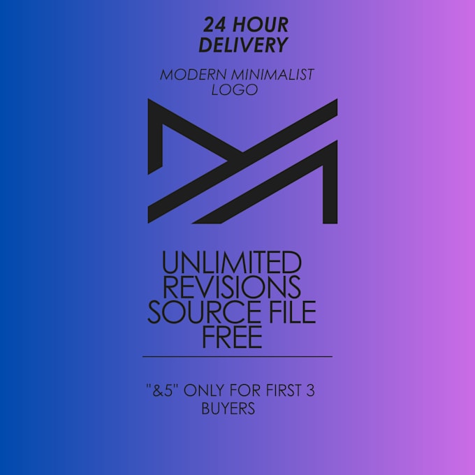 design luxury minimalist logo with source file