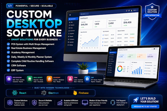 develop custom desktop software for your business