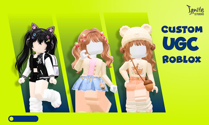 create roblox ugc accessories, accessories, hairs and outfits