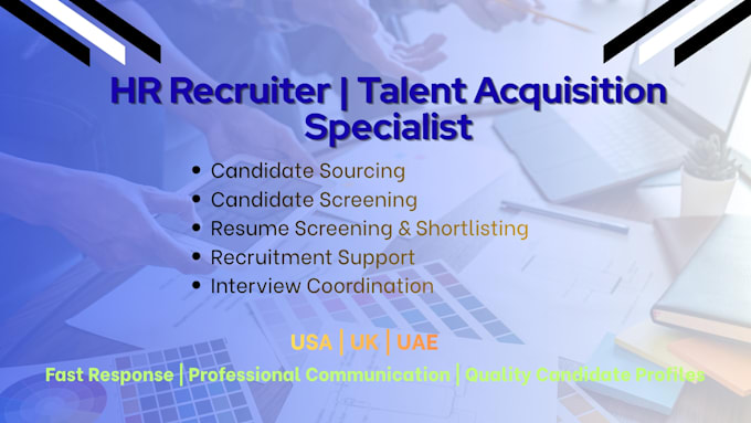 source and screen candidates for your requirement needs