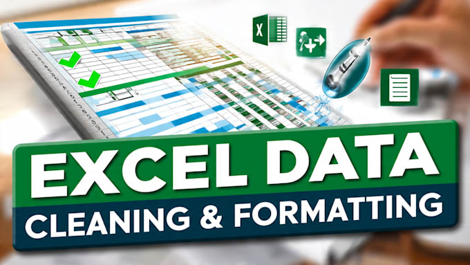 clean, format, merge, split, excel data
