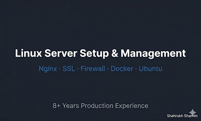 set up and manage your linux server