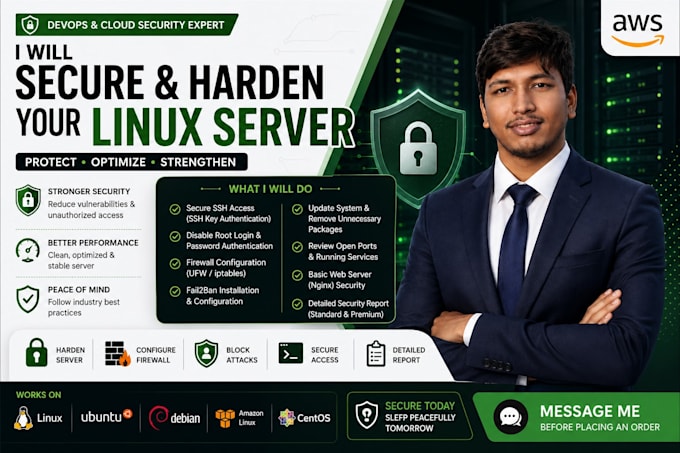 secure and harden your linux server