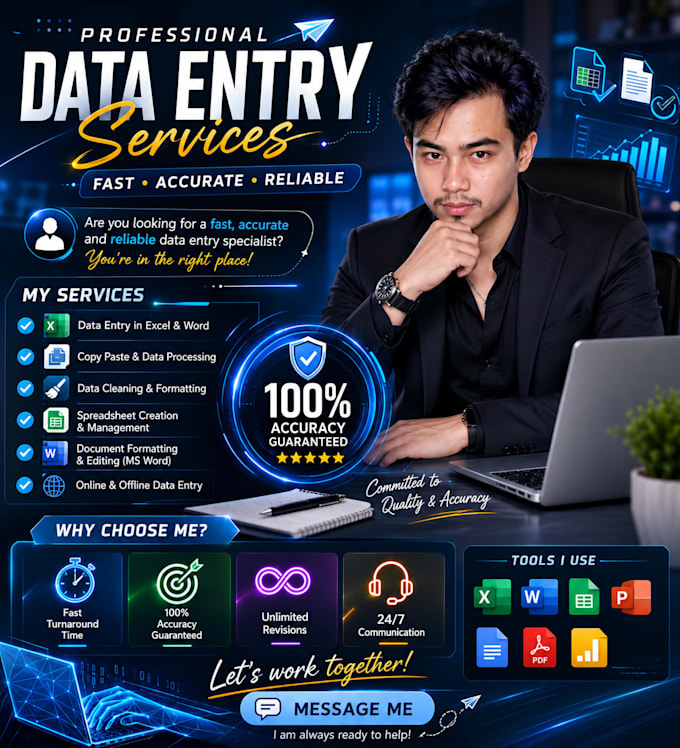do fast and accurate data entry in excel word and word