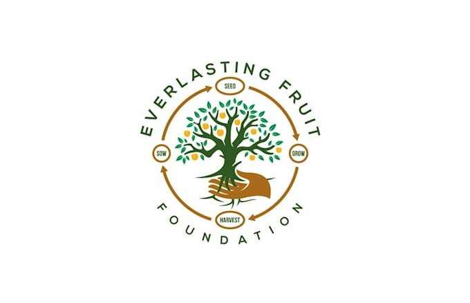 design unique fruit farm logo