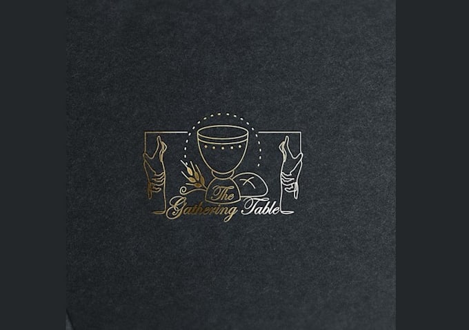 design awesome gathering table logo