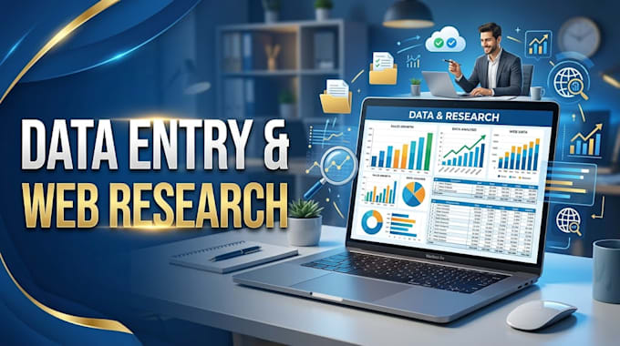 do professional data entry and web research services