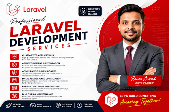 be your laravel expert, PHP developer for web app development