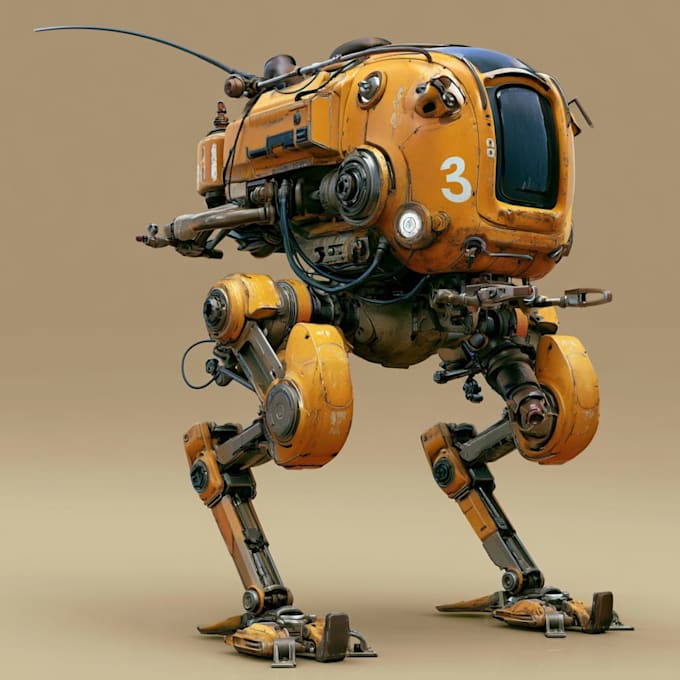 high quality robot, mecha concepts
