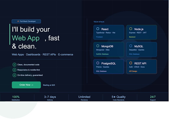 develop a custom web application using react and node