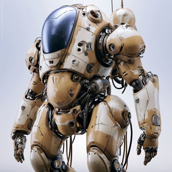 draw or design mechs robots concepts