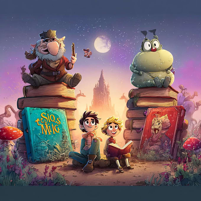 modern childrens book cover design