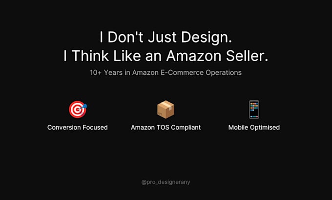 design high converting amazon product images