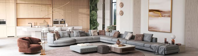 design your interior space with realistic 3d renders