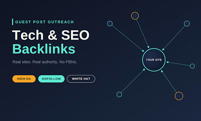 do guest post outreach and backlinks on tech SEO websites