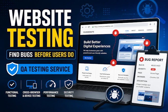 test your website and find bugs