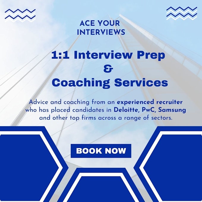 provide two interview preparation coaching sessions