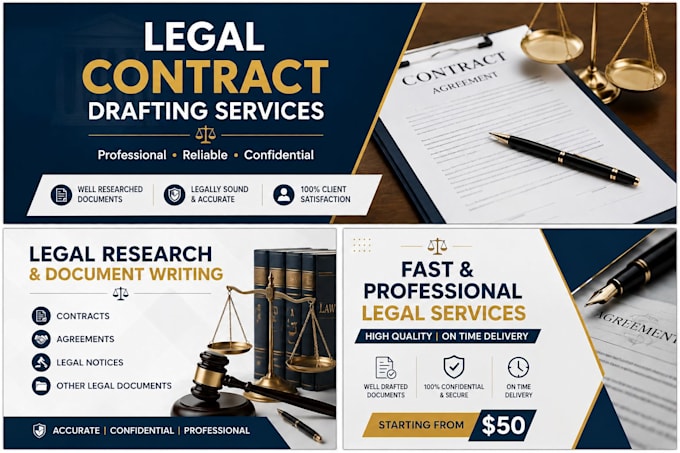 provide legal research and contract drafting services