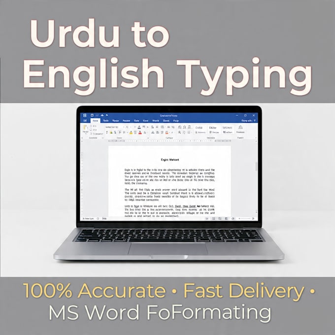 do fast urdu to english typing in ms word