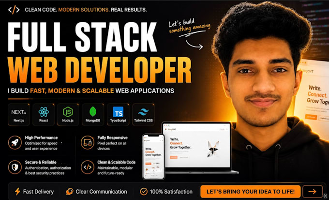 build a full stack web application using nextjs, react and nodejs