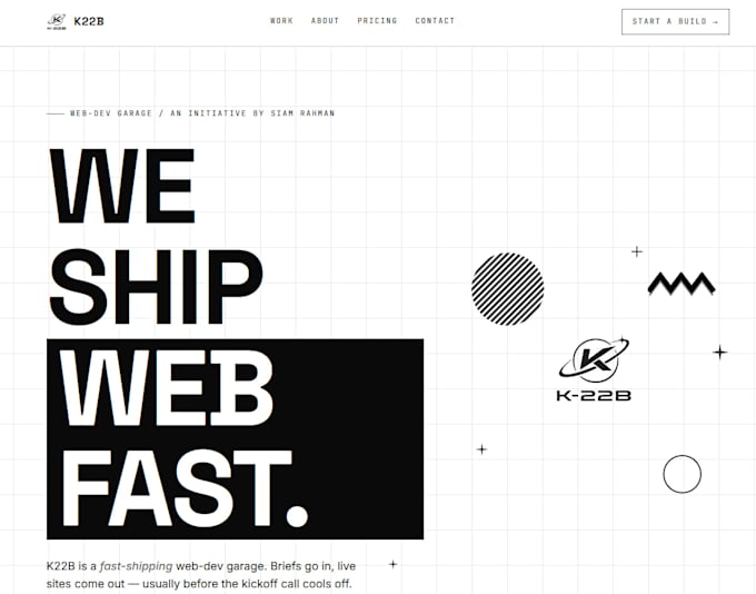 build you a website fast