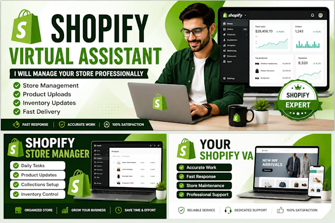 be your shopify virtual assistant