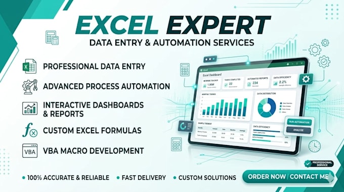 do professional excel data entry, data cleaning, and payroll