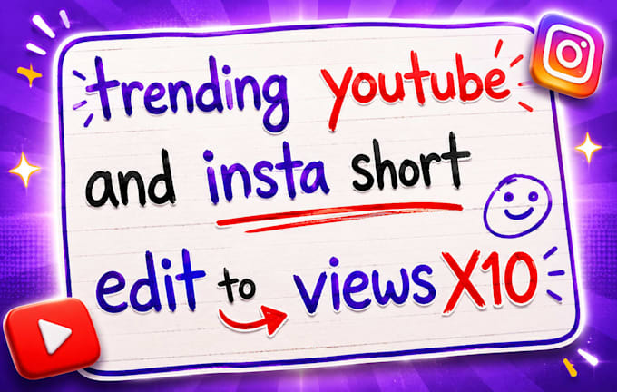 edit trending youtube and instagram short for you