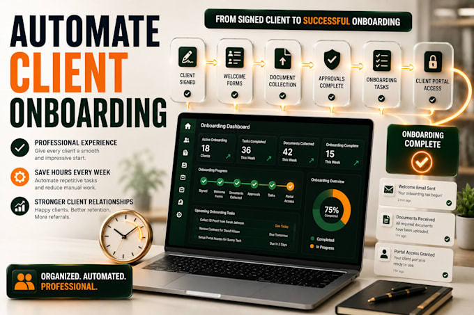 automate client onboarding and streamline your workflow