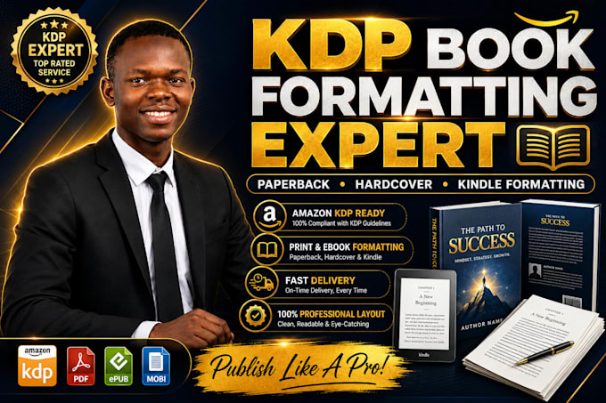 do KDP book formatting, print book formatting, paperback formatting