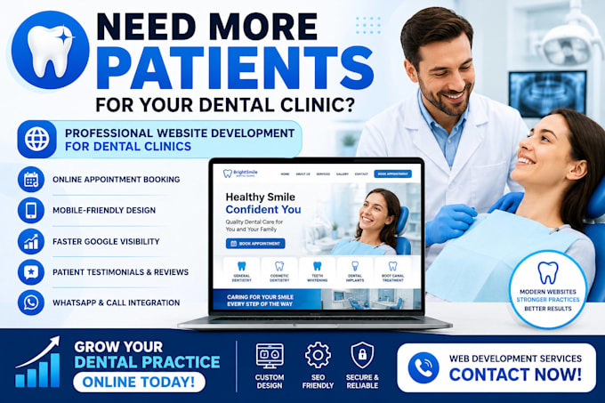 build a patient attracting dental clinic website