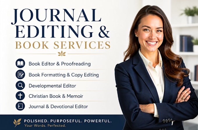 christian book editor proofreading formatting memoir journal devotional editor