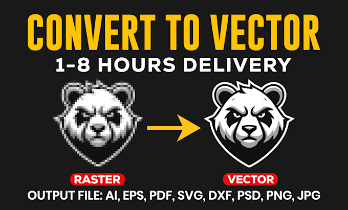 do vector tracing, vectorize logo or convert to vector