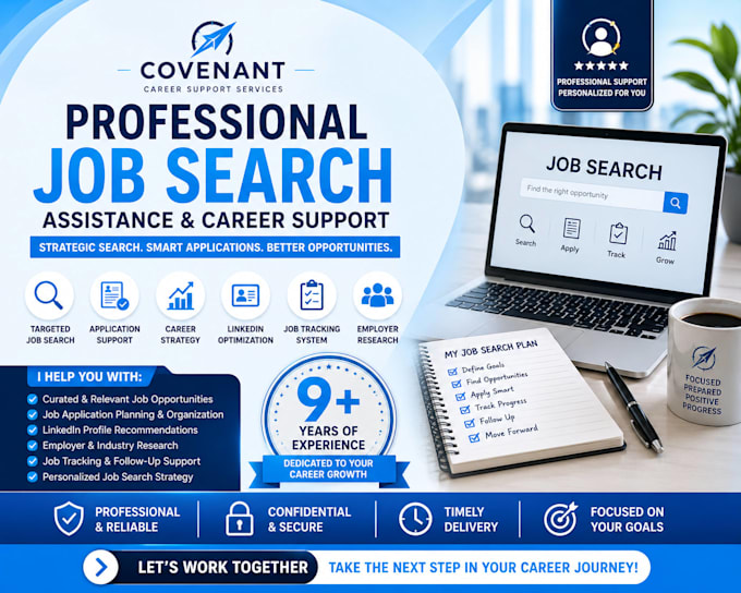 provide professional job search assistance and application support