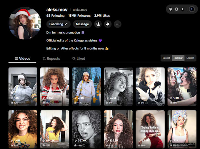 edit aesthetic tiktok reels and shorts for influencers