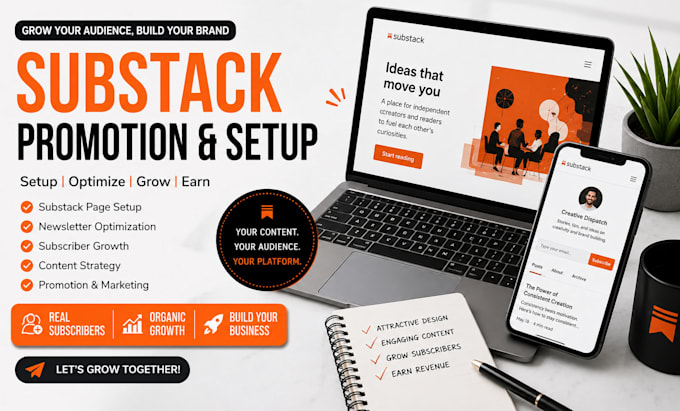 substack promotion substack page setup substack subscribers substack newsletter