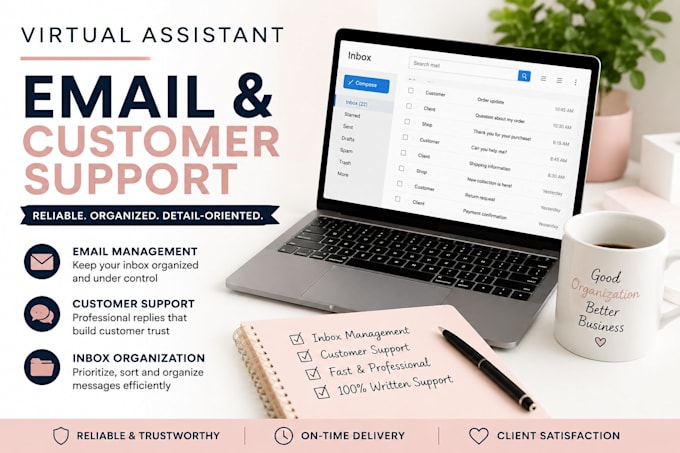 manage your emails and customer support