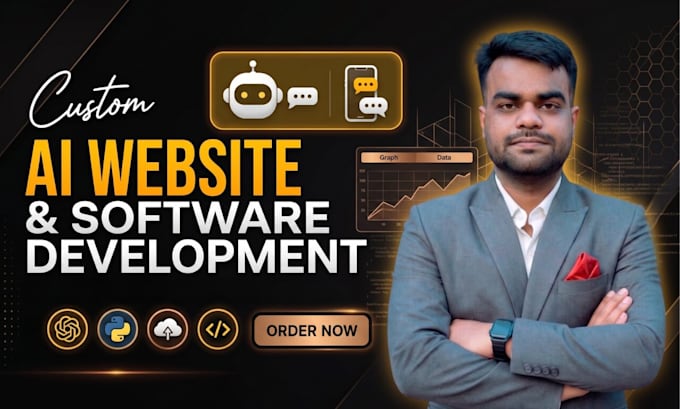develop ai website, ai chatbot, ai saas app and ai web application