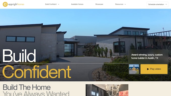 design interior design website, architecture website and modern portfolio site