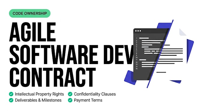draft a legally binding agile software development contract
