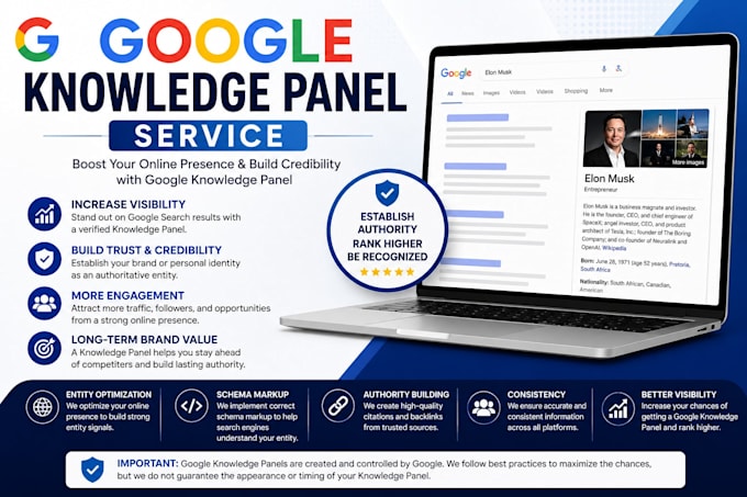 optimize entity SEO and google knowledge panel