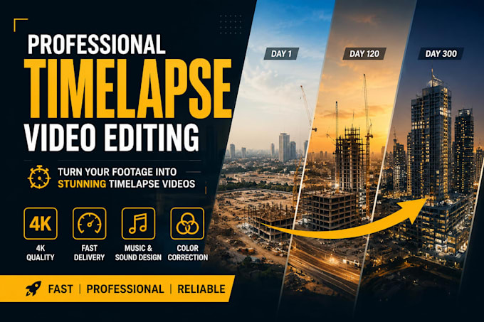 make a timelapse video from your footage immediately