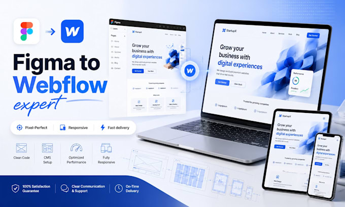 convert figma to webflow with responsive design