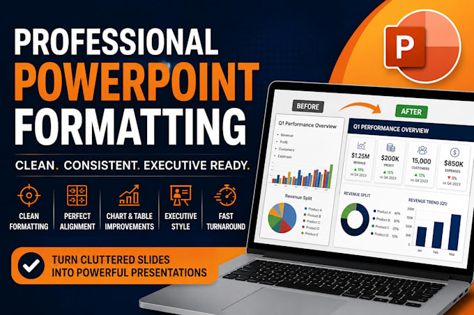 format professional powerpoint slides
