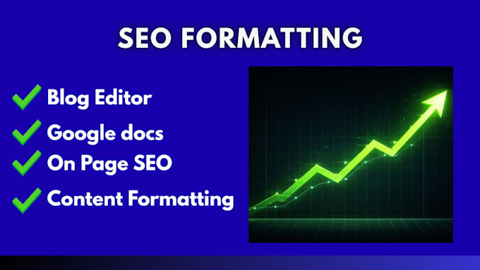 format and edit your blog posts for seo