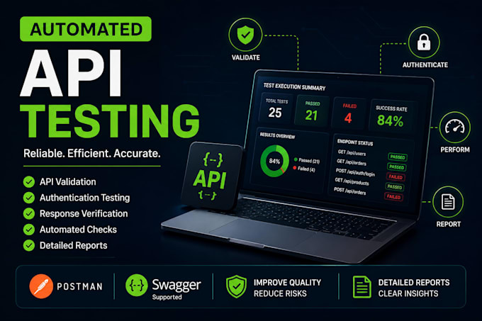 perform automated API testing and provide detailed reports
