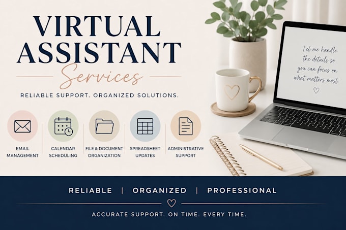 manage your email, scheduling and admin tasks as a virtual assistant