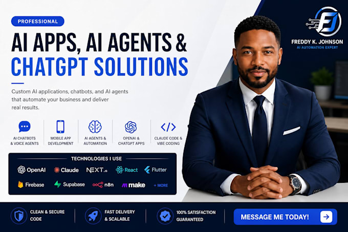 build ai apps ai agents claude code chatgpt chatbots saas mobile apps