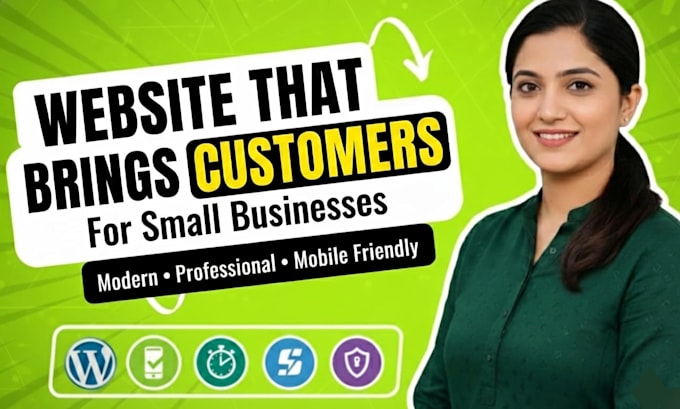 build small business website in wordpress