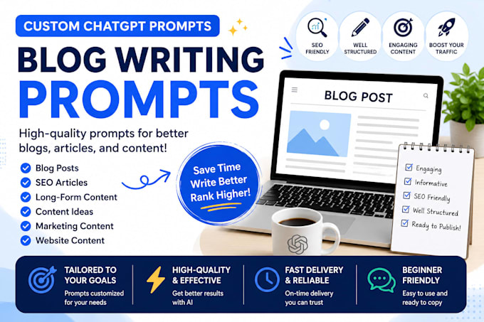 create custom chatgpt prompts for blog writing